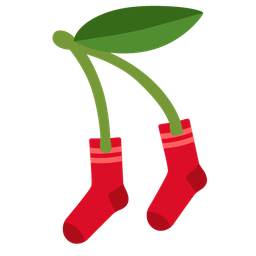 cherries and socks