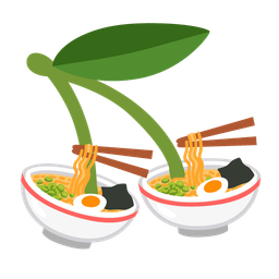 cherries and steaming bowl