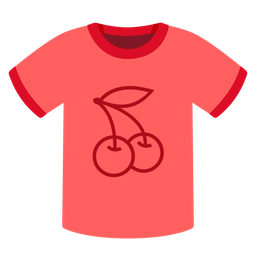 cherries and t-shirt