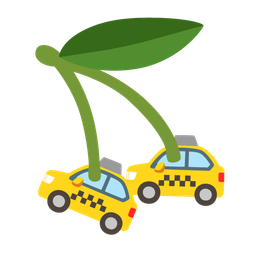 cherries and taxi