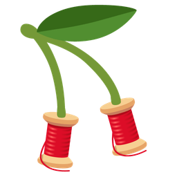 cherries and thread