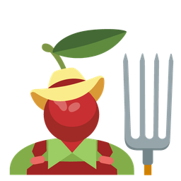 cherries and tractor