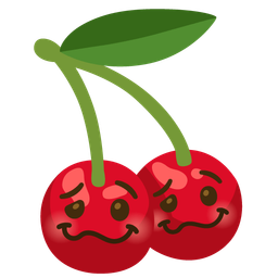 cherries and woozy face