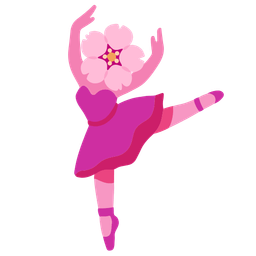 cherry blossom and ballet shoes