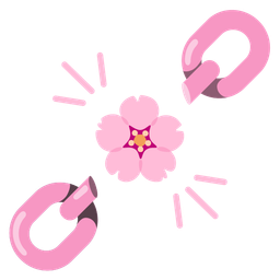 cherry blossom and chains