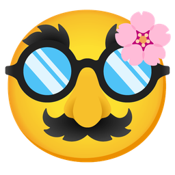 cherry blossom and disguised face