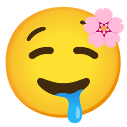cherry blossom and drooling face