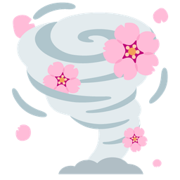cherry blossom and tornado