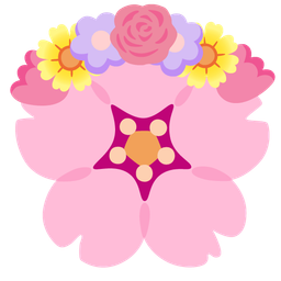 cherry blossom and tulip