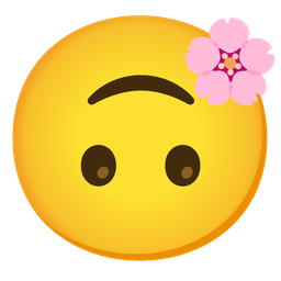 Cherry blossom and Upside-down face