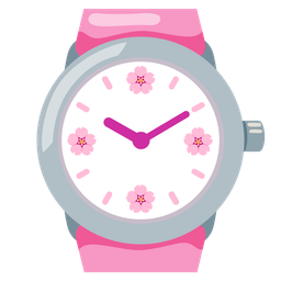 cherry blossom and watch