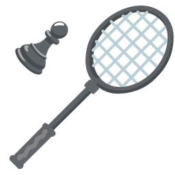 chess pawn and badminton