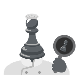 chess pawn and cooking