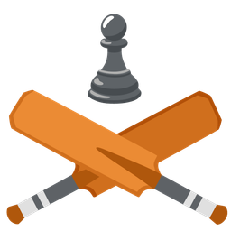 chess pawn and cricket game