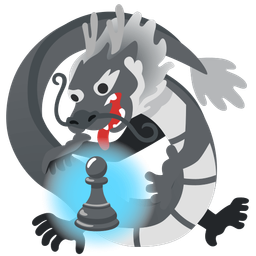 chess pawn and dragon