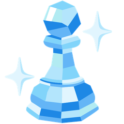 chess pawn and gem stone