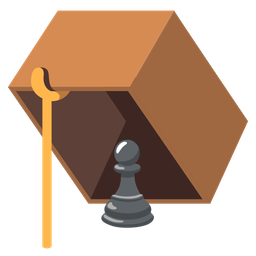 chess pawn and mouse trap