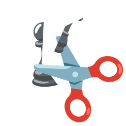 chess pawn and scissors