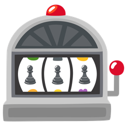 chess pawn and slot machine