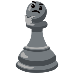 chess pawn and thinking face