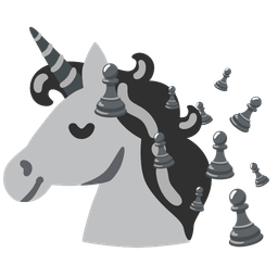 chess pawn and unicorn
