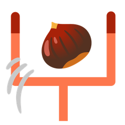 chestnut and american football