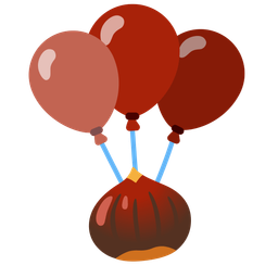chestnut and balloon