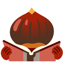 chestnut and books