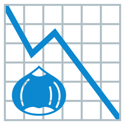 chestnut and chart decreasing