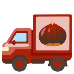 chestnut and delivery truck