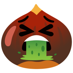 chestnut and face vomiting