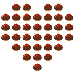 chestnut and heart suit