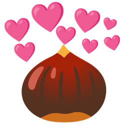 chestnut and heart with arrow
