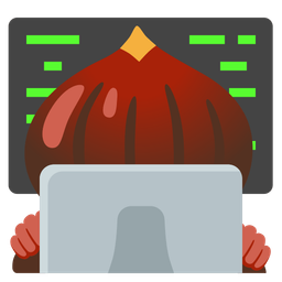 chestnut and laptop