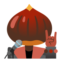 chestnut and microphone