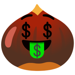 Chestnut and Money-mouth face