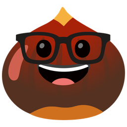 chestnut and nerd face