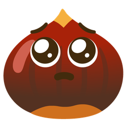 chestnut and pleading face