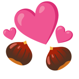 chestnut and revolving hearts