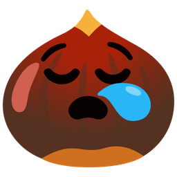 chestnut and sleepy face