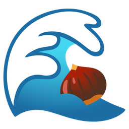 chestnut and water wave