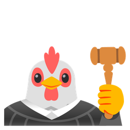 chicken and balance scale