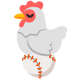 chicken and baseball