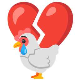 chicken and broken heart