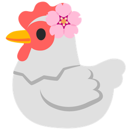 chicken and cherry blossom