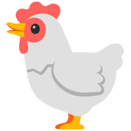 Chicken and Kissing face