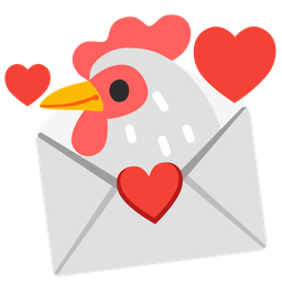 chicken and love letter
