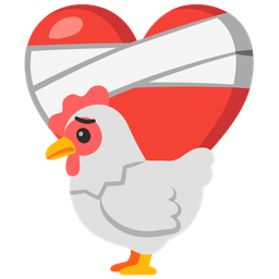 chicken and mending heart