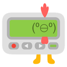 chicken and pager