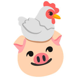 chicken and pig face